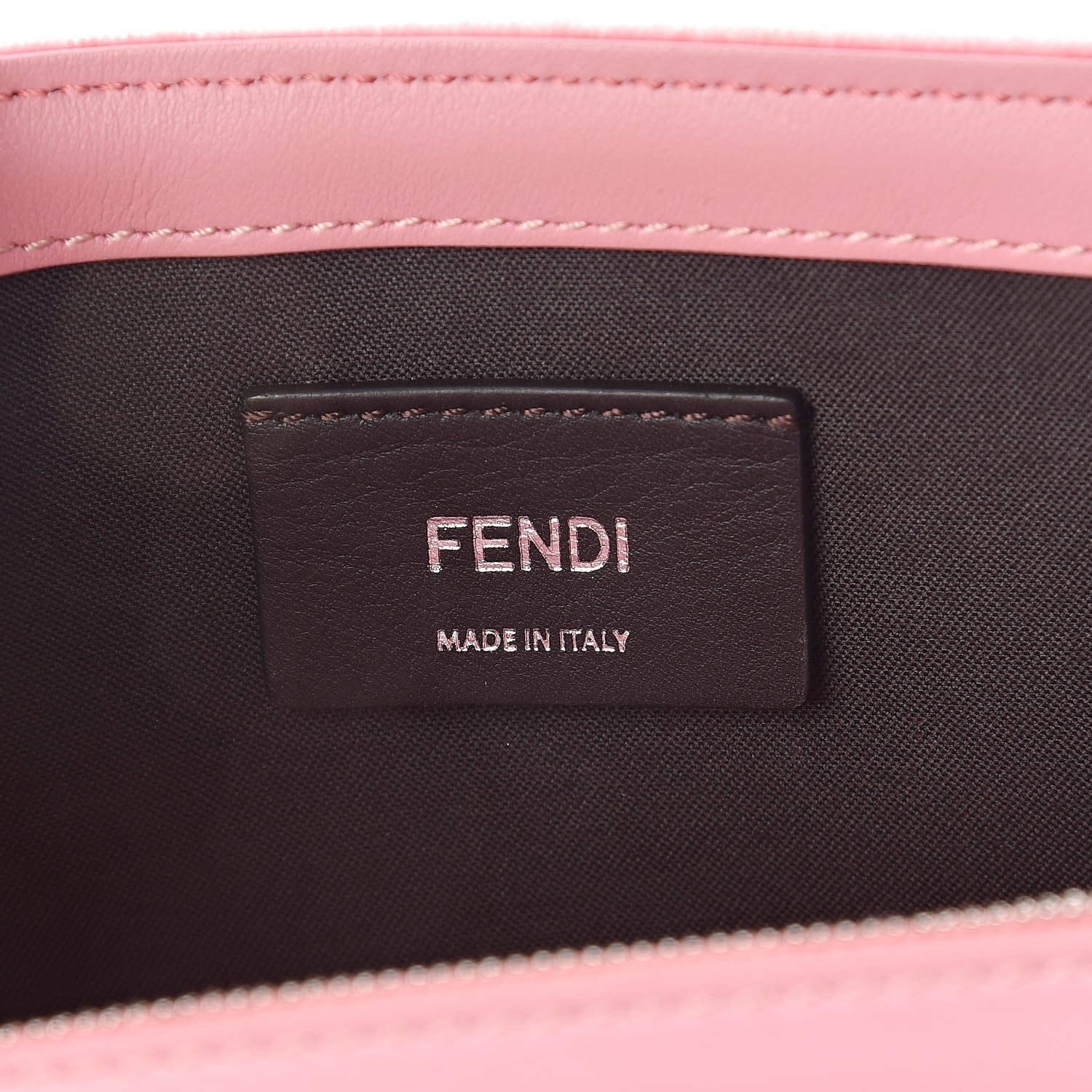 Fendi Velvet F is Wallet on Chain Candy Pink 6 of 8