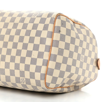Louis Vuitton Damier Azur Speedy 30 10 of 13
