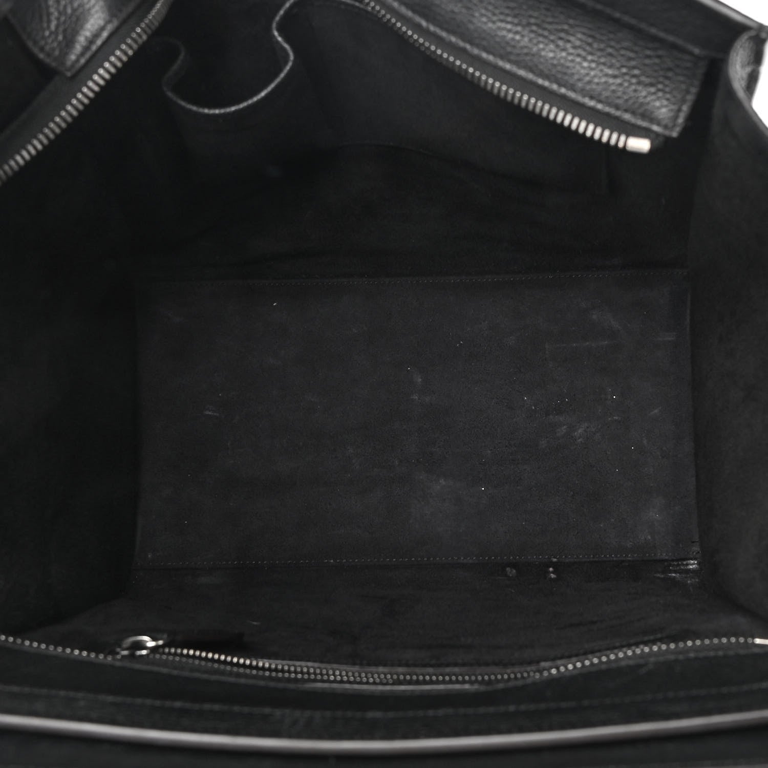 Celine Drummed Calfskin Mini Luggage Black 5 of 19