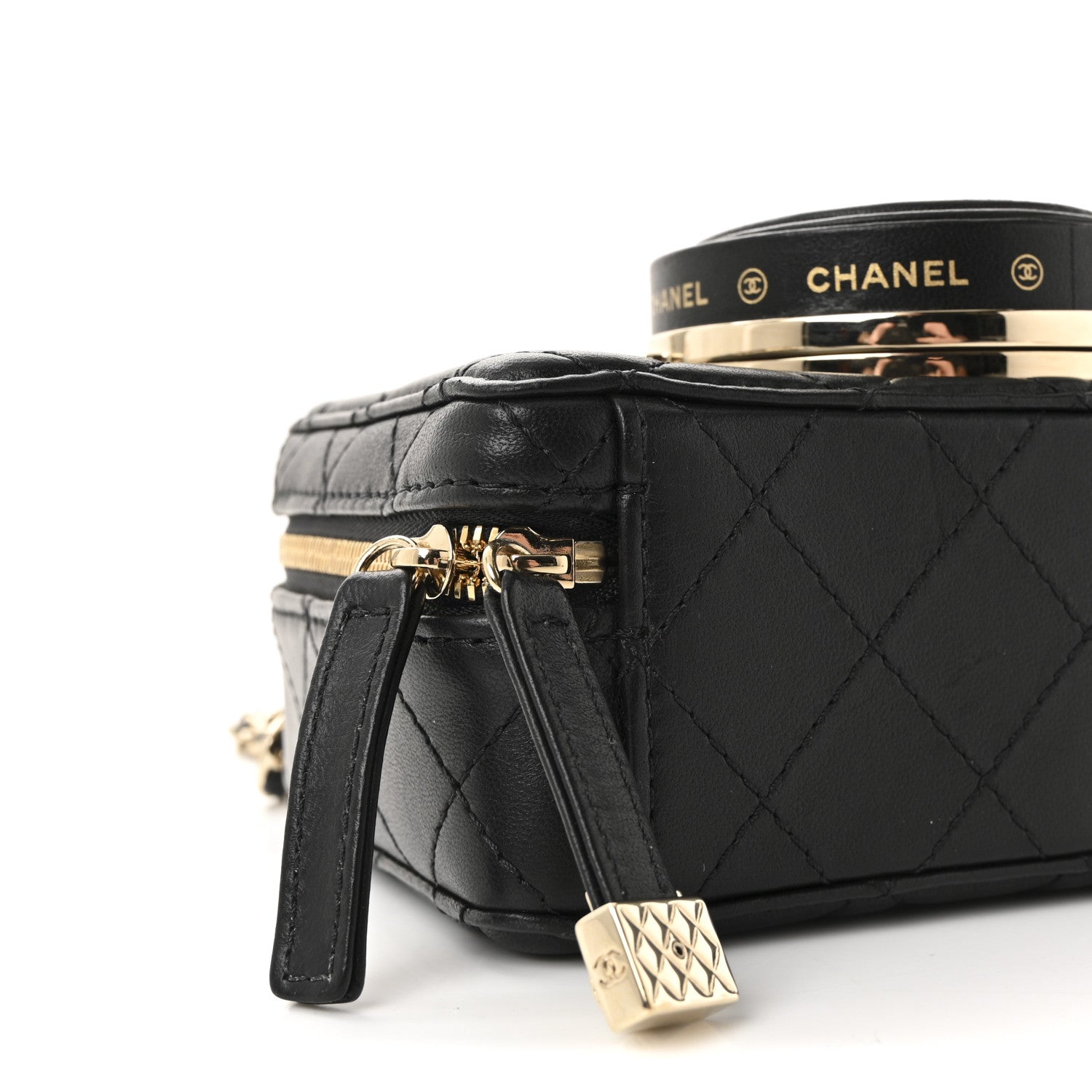 Chanel Lambskin Quilted Coco Click Bag Black 9 of 10