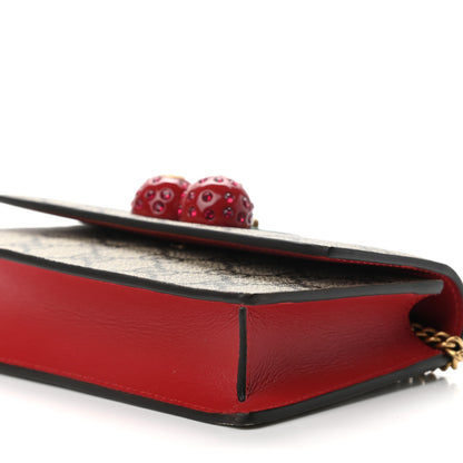 Gucci GG Supreme Monogram Mini Cherry Chain Bag 8 of 9