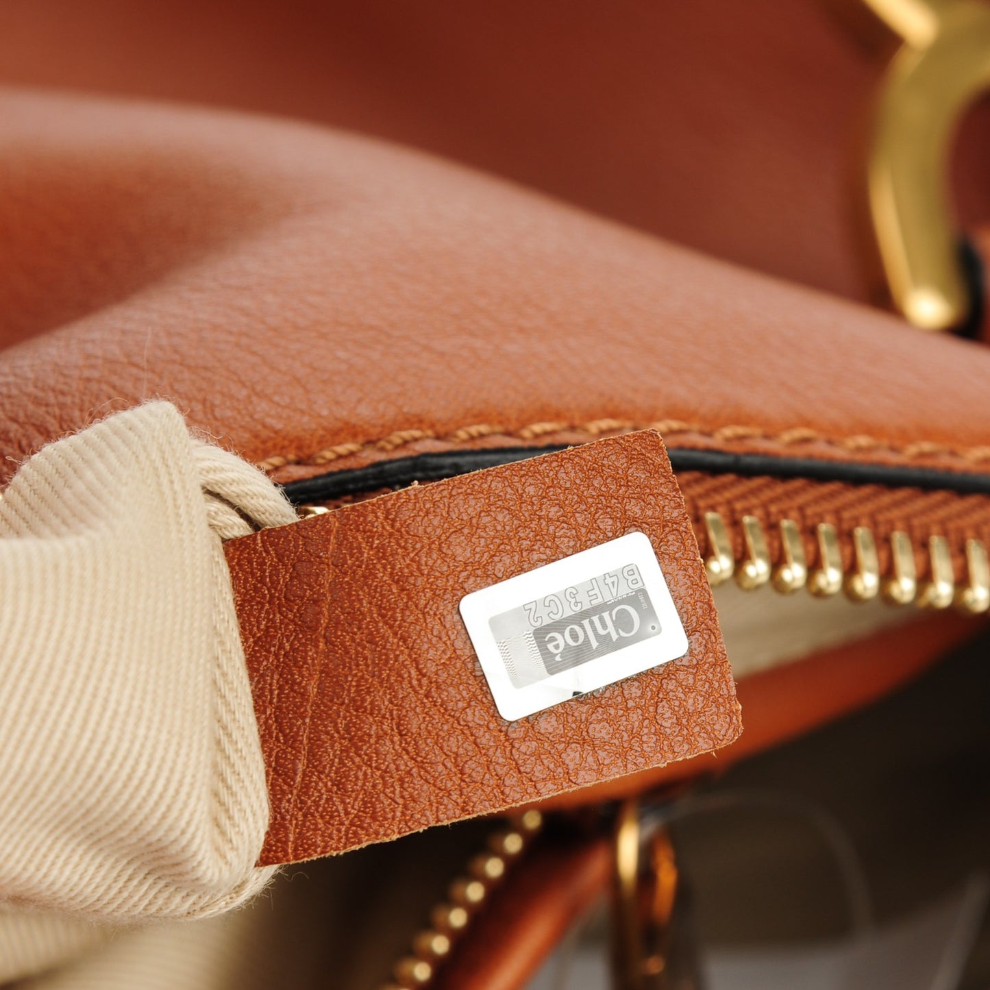 Calfskin Braided Medium Marcie Satchel Caramel