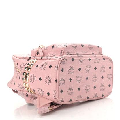 MCM Visetos Small Side Stud Stark Backpack Soft Pink 4 of 12
