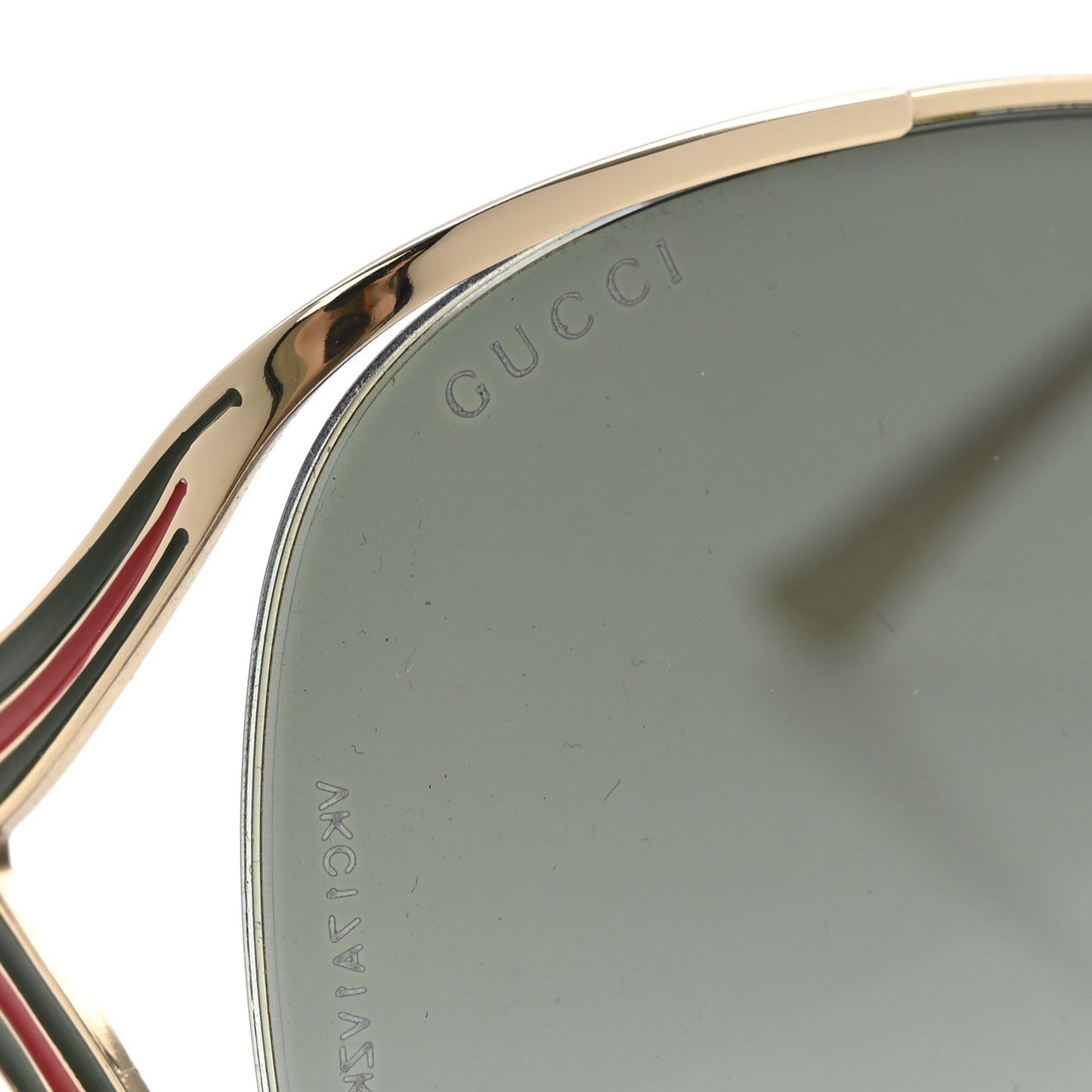 Metal Oversized Round Frame GG0225S Sunglasses Gold