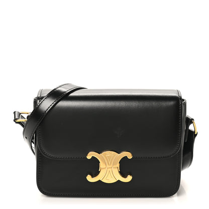 Celine Shiny Calfskin Teen Triomphe Black 1 of 9
