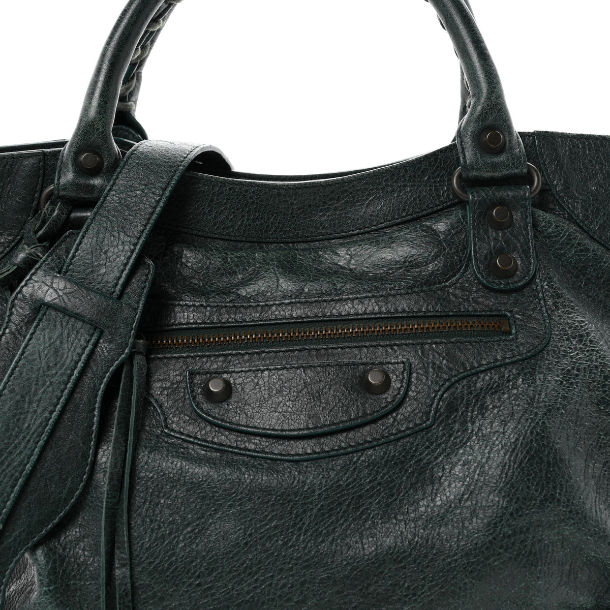 Agneau Classic Hardware Velo Poker Fonce