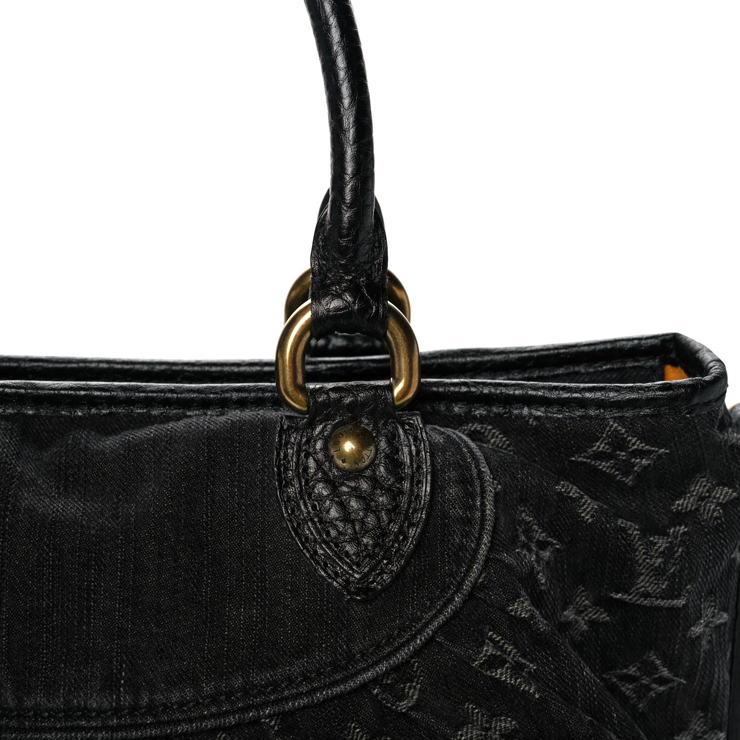 Louis Vuitton Denim Neo Cabby GM Black 7 of 10