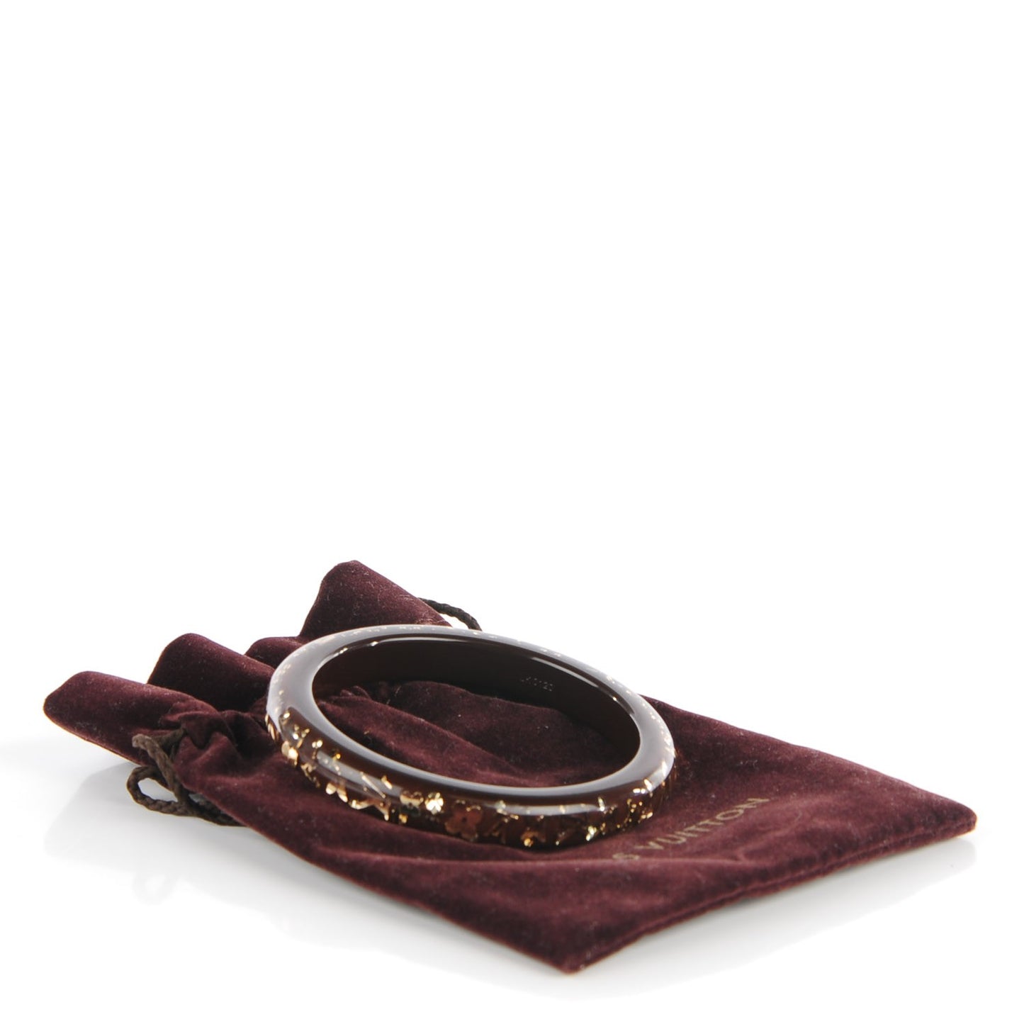 Resin Swarovski PM Inclusion Bracelet M Marron
