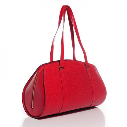 Louis Vuitton Epi Solferino 50 Castillan Red 3 of 16