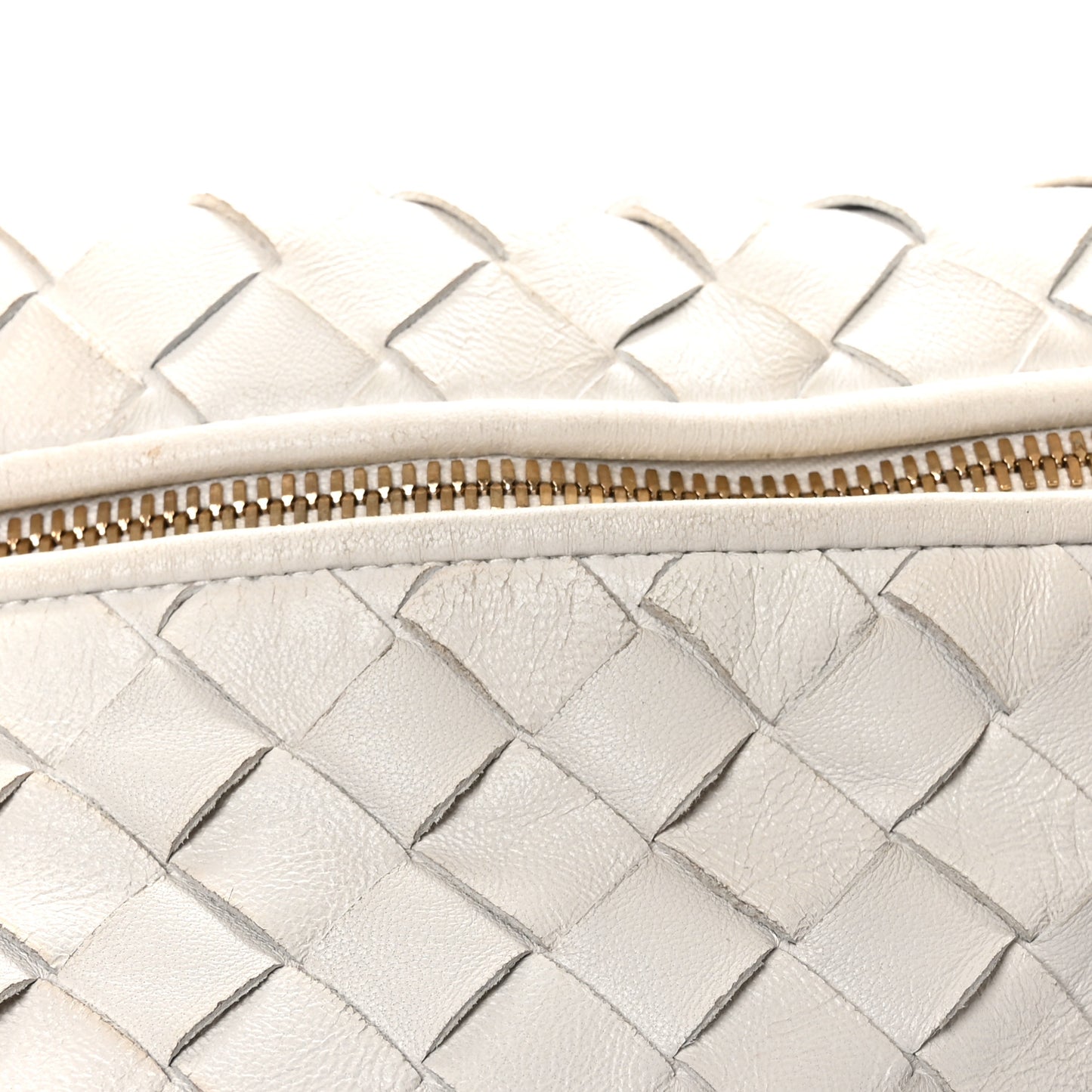 Nappa Intrecciato Teen Jodie Hobo White