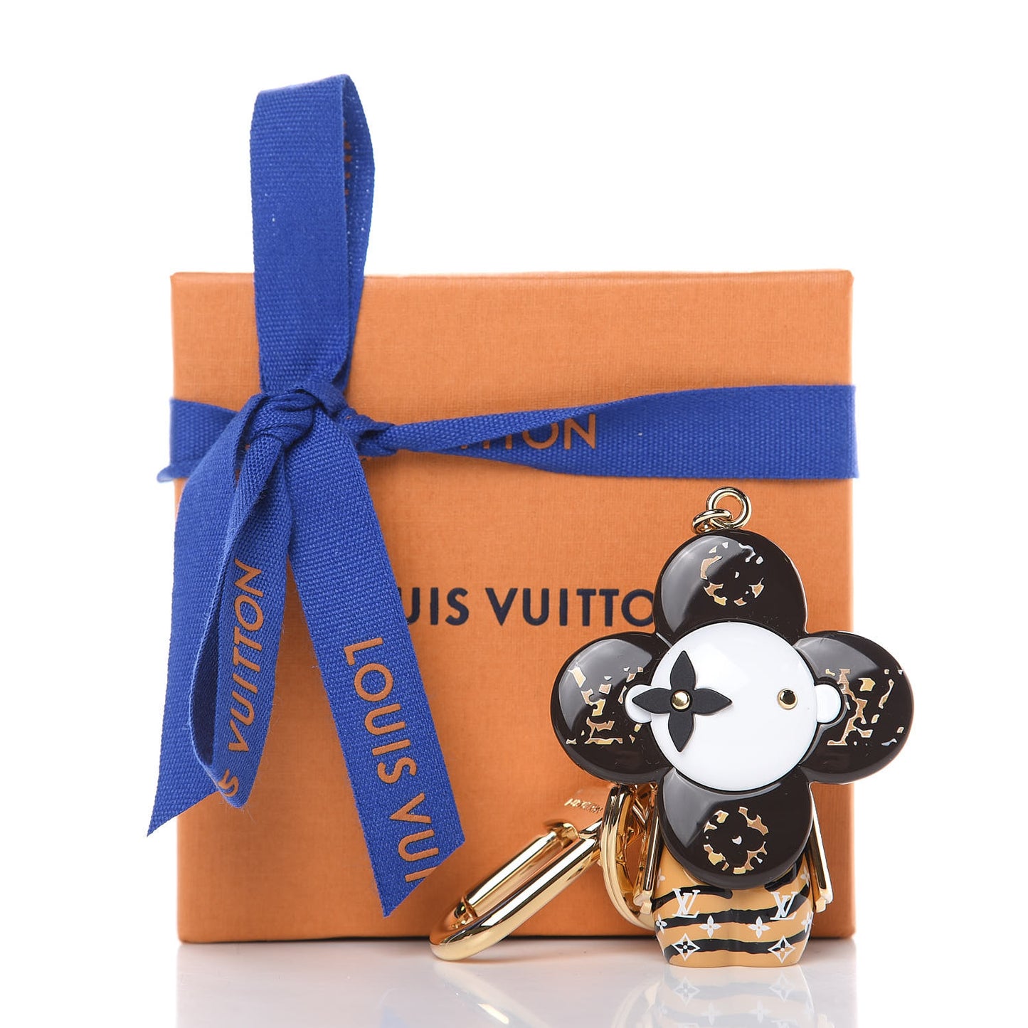 Resin Wood Vivienne Jungle Bag Charm Key Holder