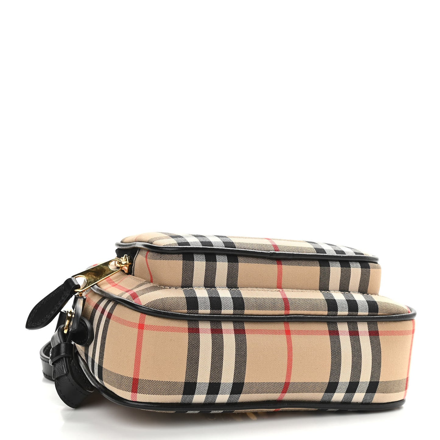 Calfskin Vintage Check Camera Bag Archive Beige