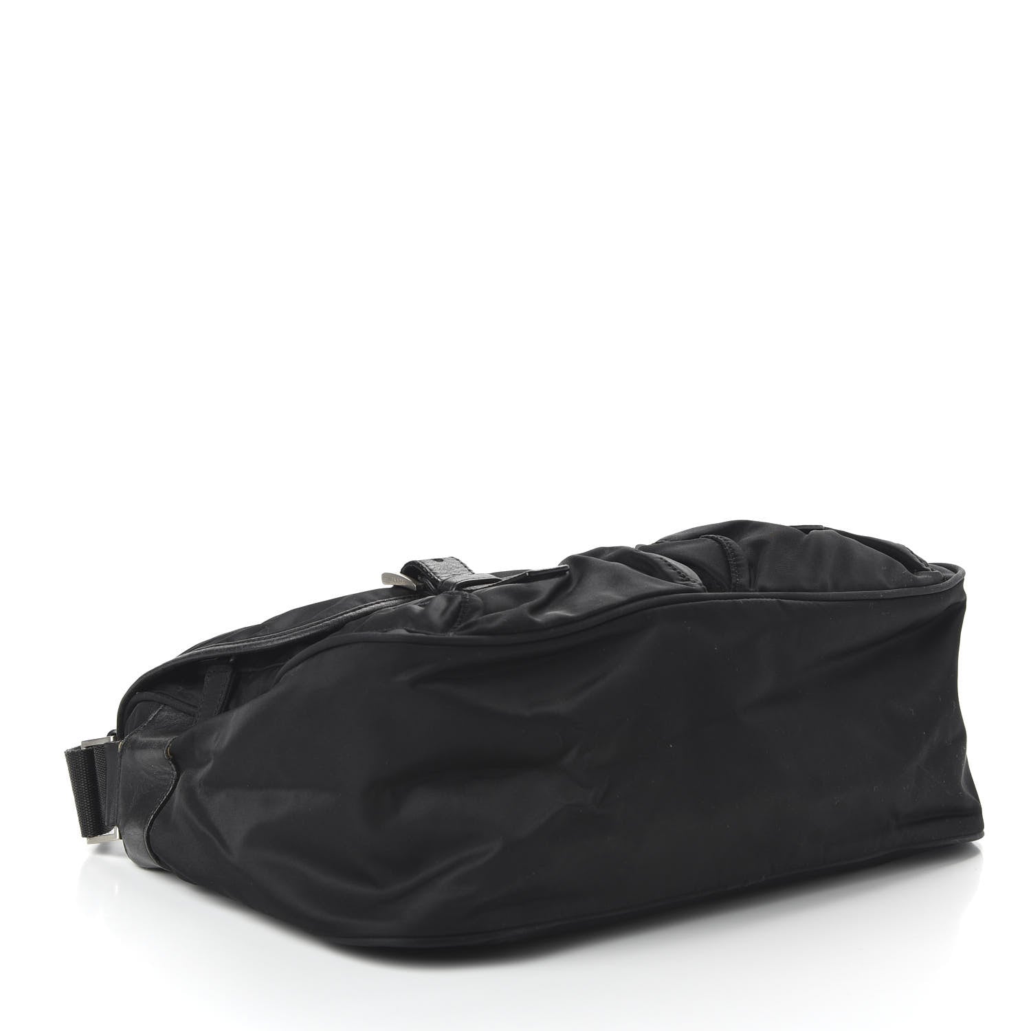 Prada Nylon Vela Messenger Bag Black 4 of 9