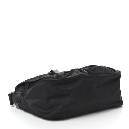 Prada Nylon Vela Messenger Bag Black 4 of 9