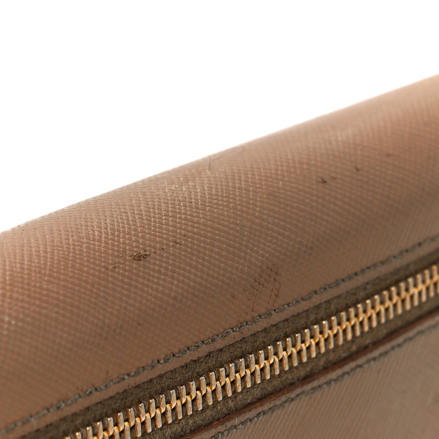 Saffiano Metal Continental Flap Wallet Cuoio