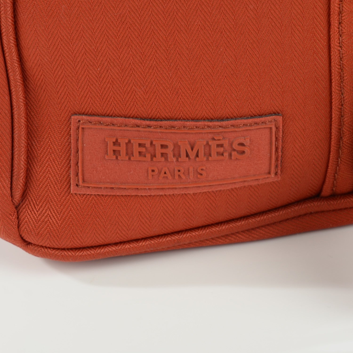 Hermes Buffle Toile Sac A Chien TouTou Brique Potiron 10 of 11