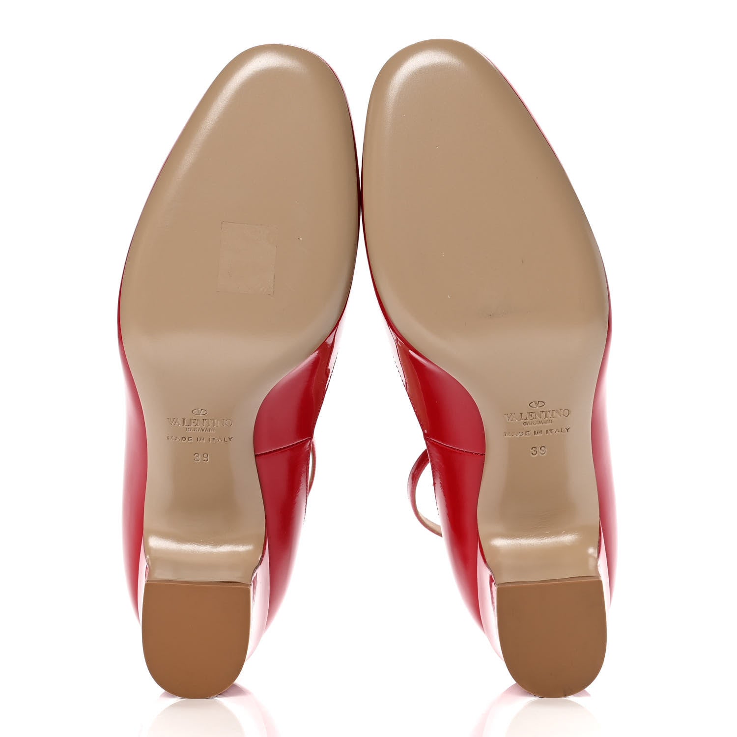 Valentino Garavani Patent Tan-Go Mary Jane 60mm Pumps 39 Rosso Valentino 7 of 10