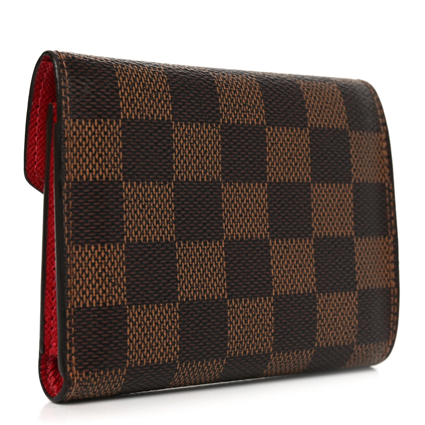 Damier Ebene Victorine Wallet Red