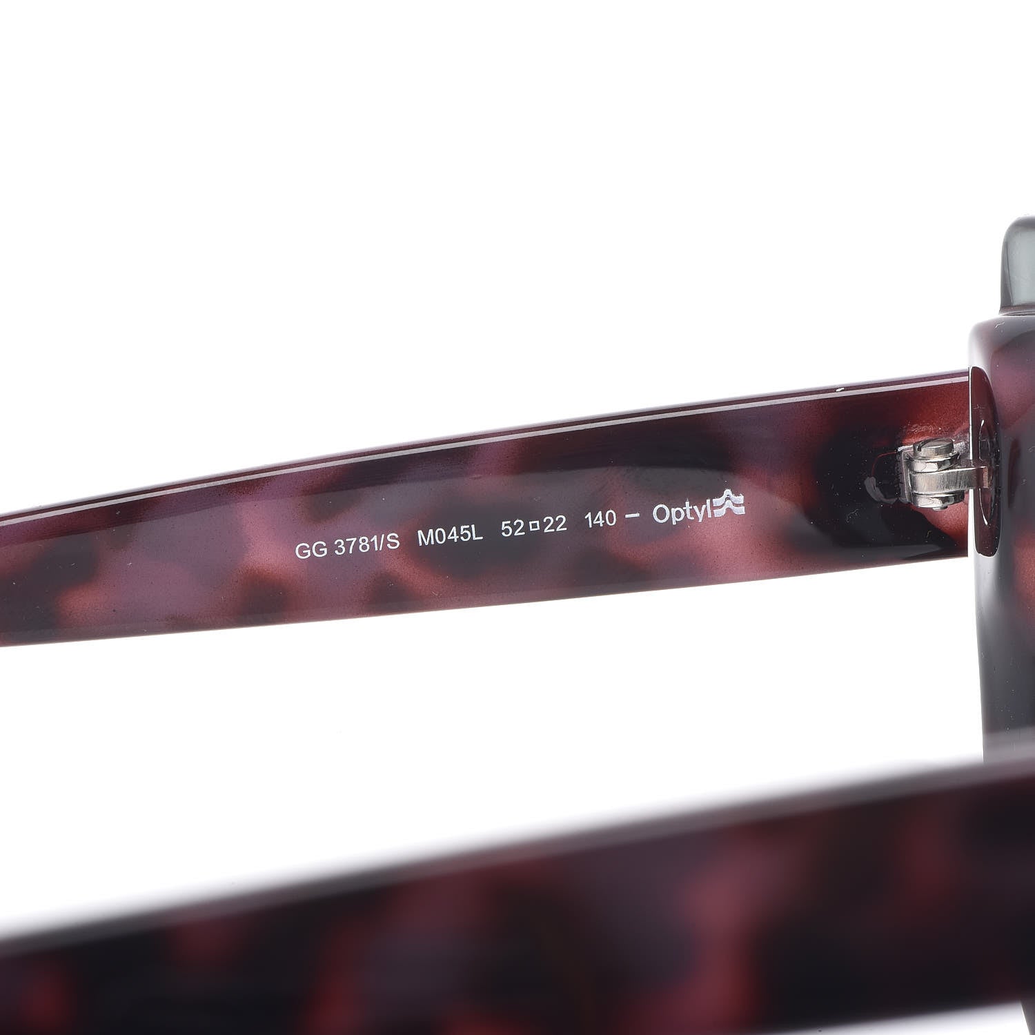 Gucci Cat Eye Sunglasses GG 3781/S Havana Pink 5 of 7