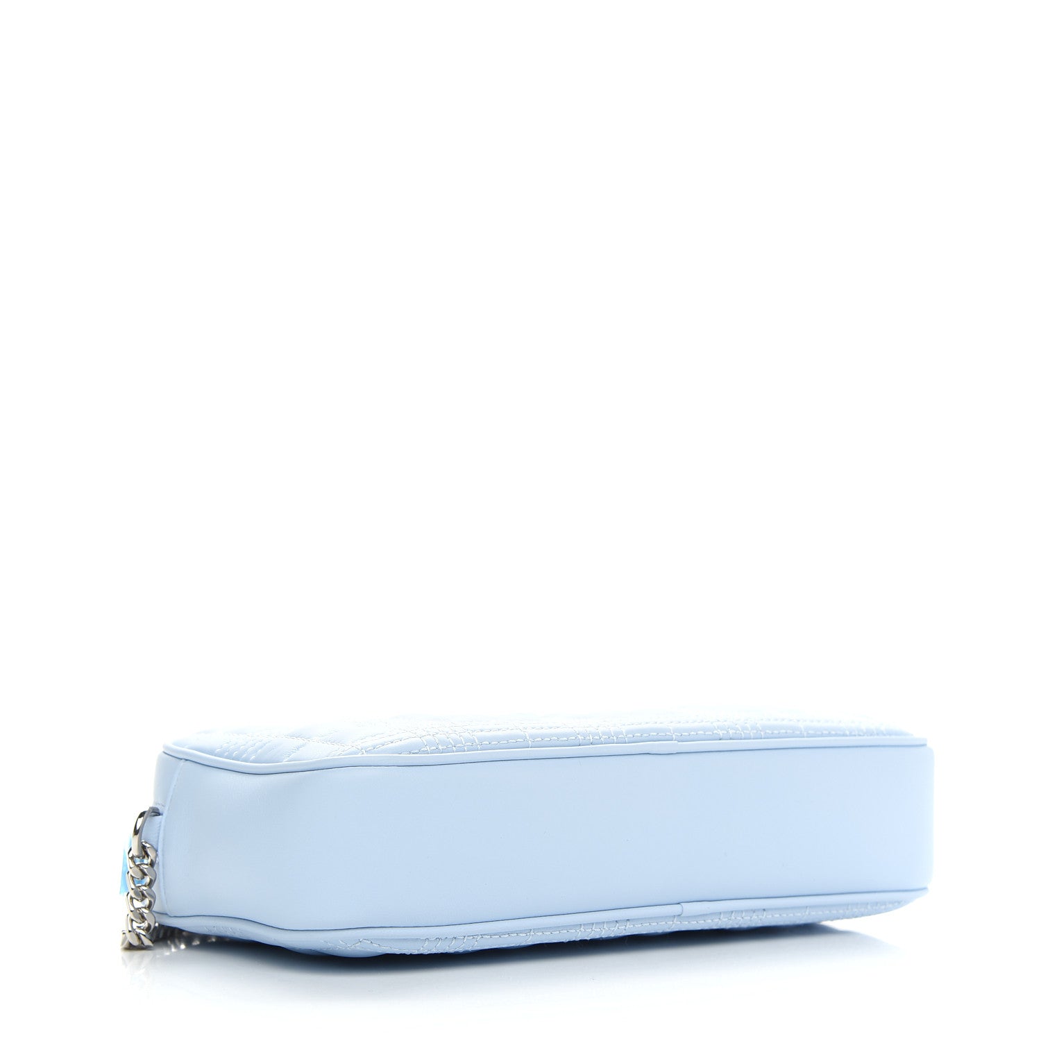 Burberry Lambskin Quilted Camera Bag Pale Blue 4 of 9