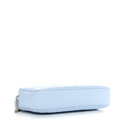 Burberry Lambskin Quilted Camera Bag Pale Blue 4 of 9