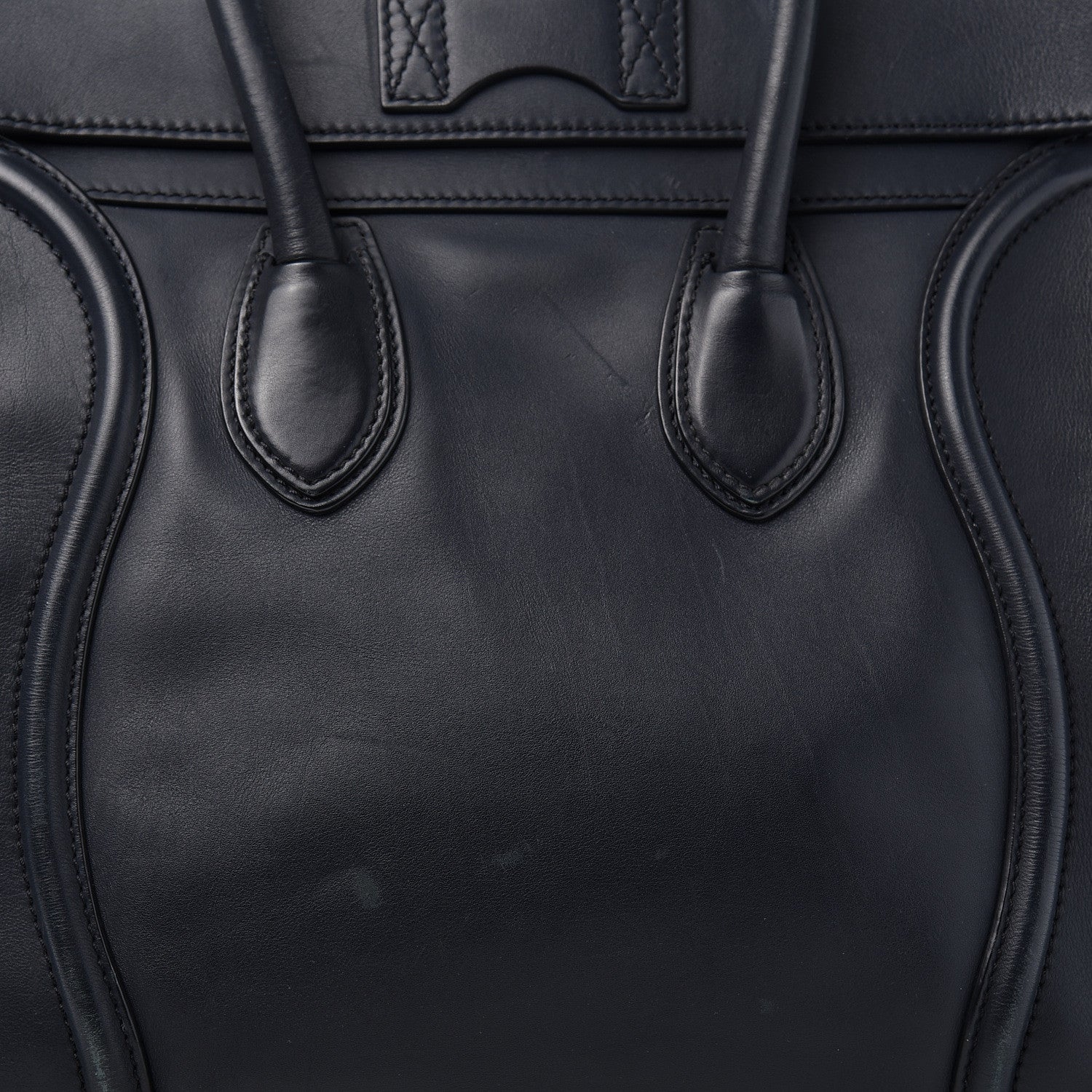 Celine Smooth Calfskin Mini Luggage Navy Blue 12 of 14