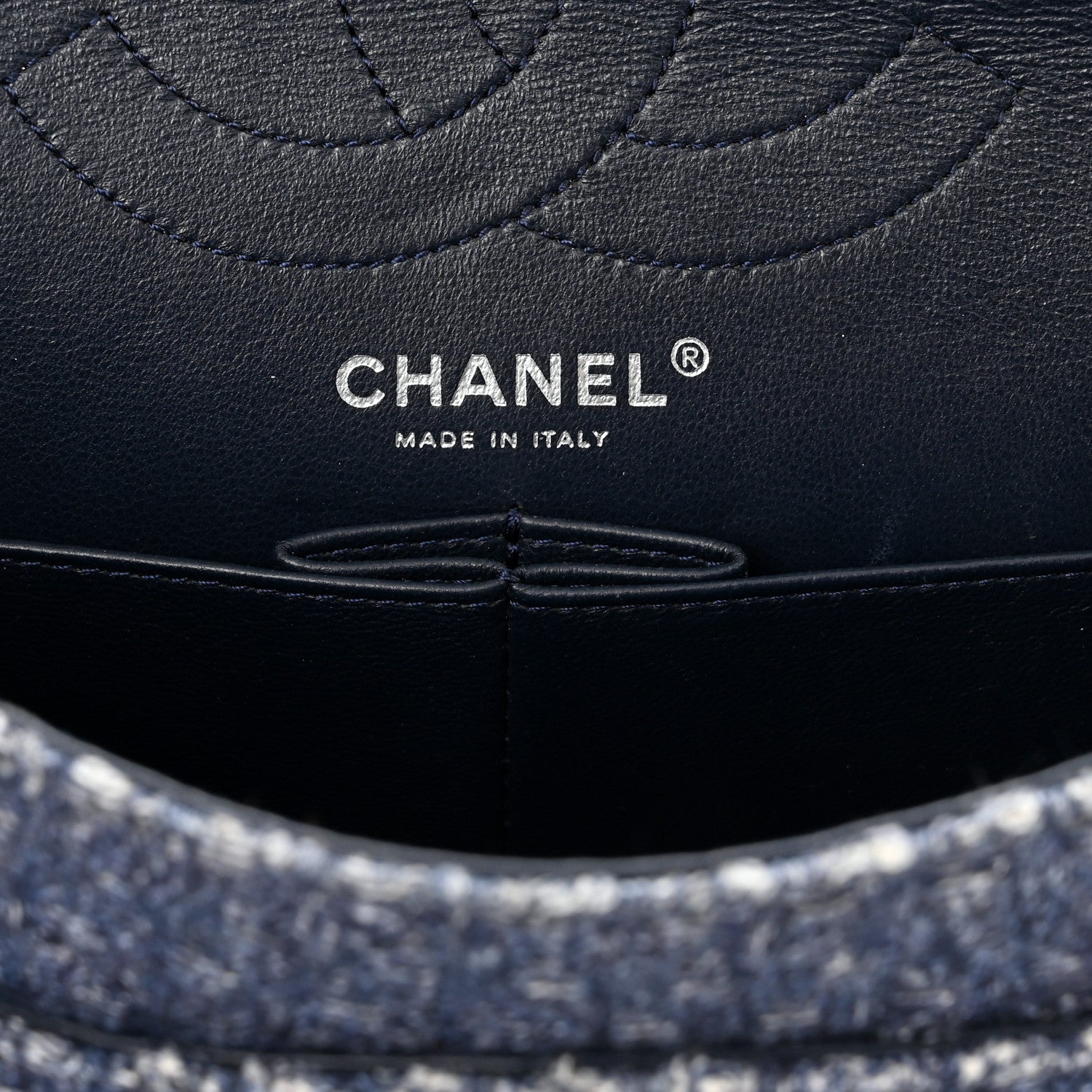 Chanel Tweed 2.55 Reissue 226 Flap Blue 6 of 11