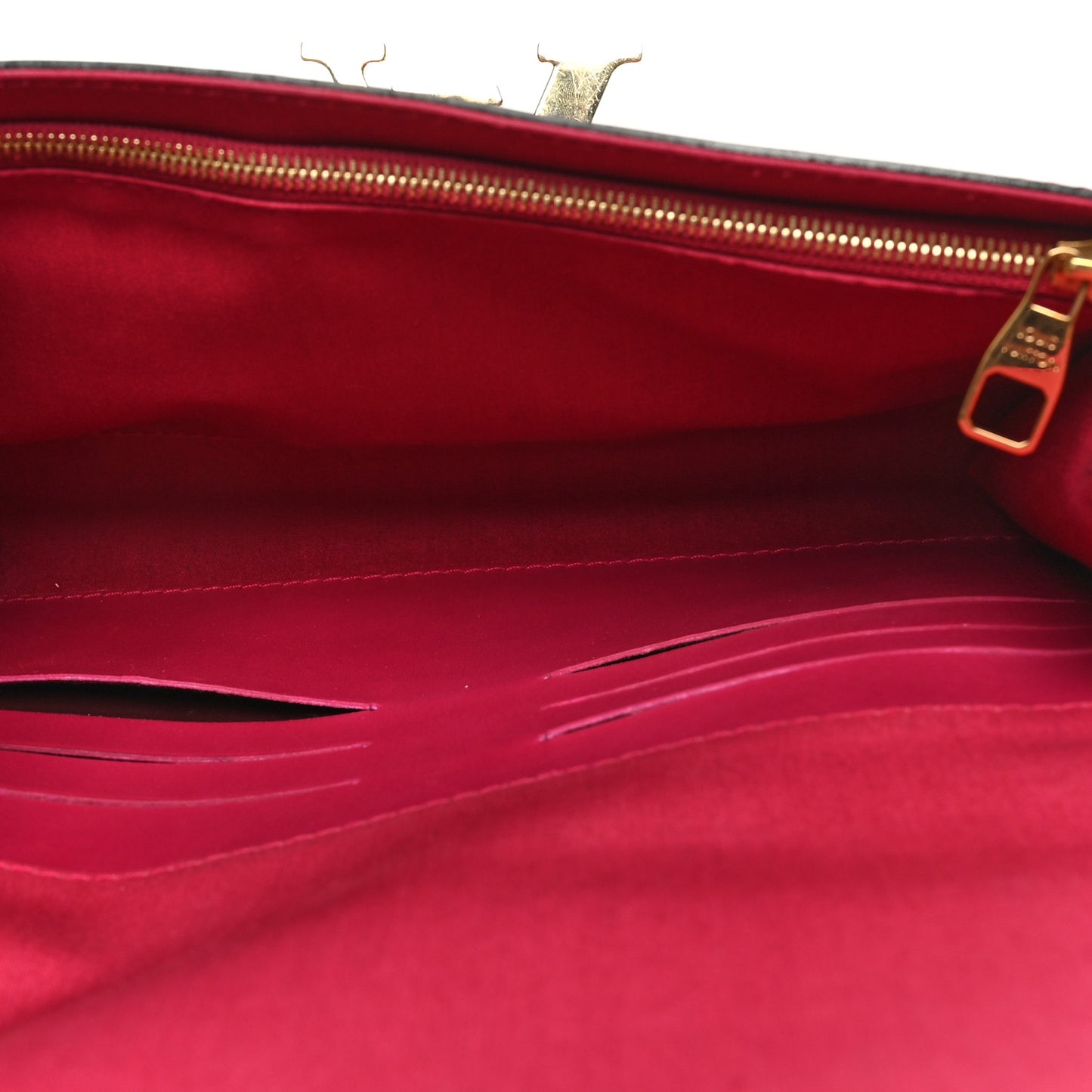 Patent Louise Clutch Rose Indien