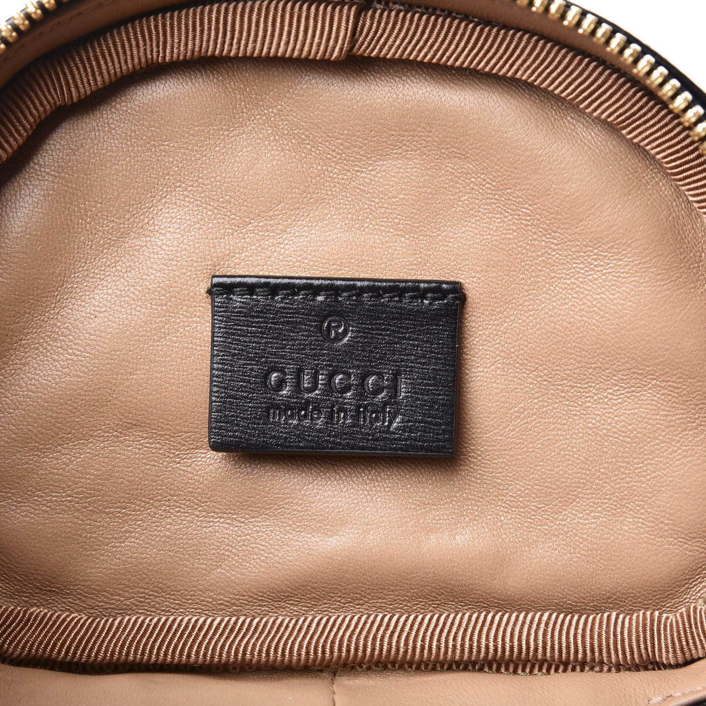 Calfskin Trapuntata Zumi Belt Bag Black