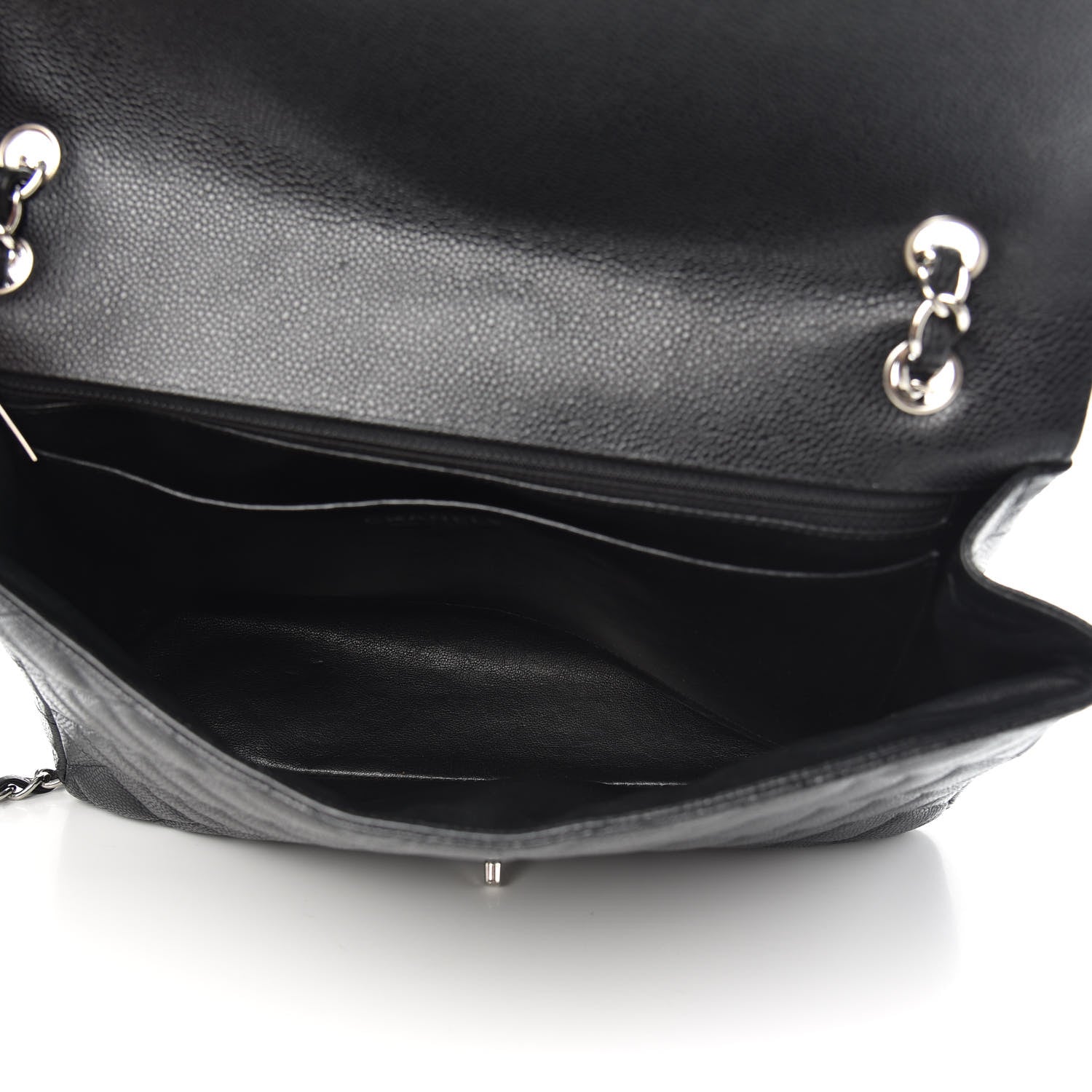 Chanel Caviar Quilted Maxi Single Flap Black 6 of 12