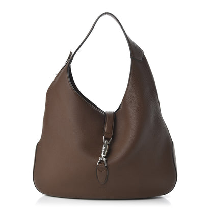 Gucci Soft Grained Calfskin Large Jackie Hobo Nut Brown 1 of 9