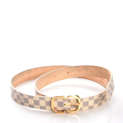 Louis Vuitton Damier Azur 25mm Mini Belt 85 34 7 of 7
