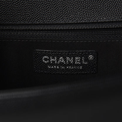 Chanel Caviar Quilted New Medium Boy Flap Black 5 of 9