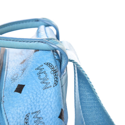 MCM Visetos Mini Stark Backpack Blue 9 of 17