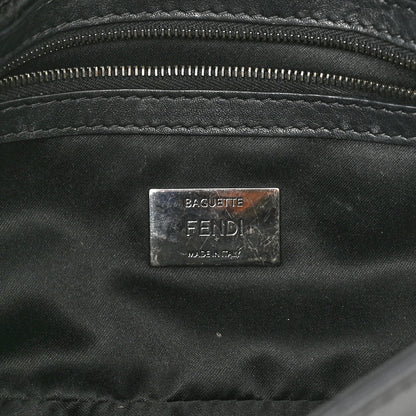 Fendi Calfskin Waves Baguette Black Turchese 6 of 11