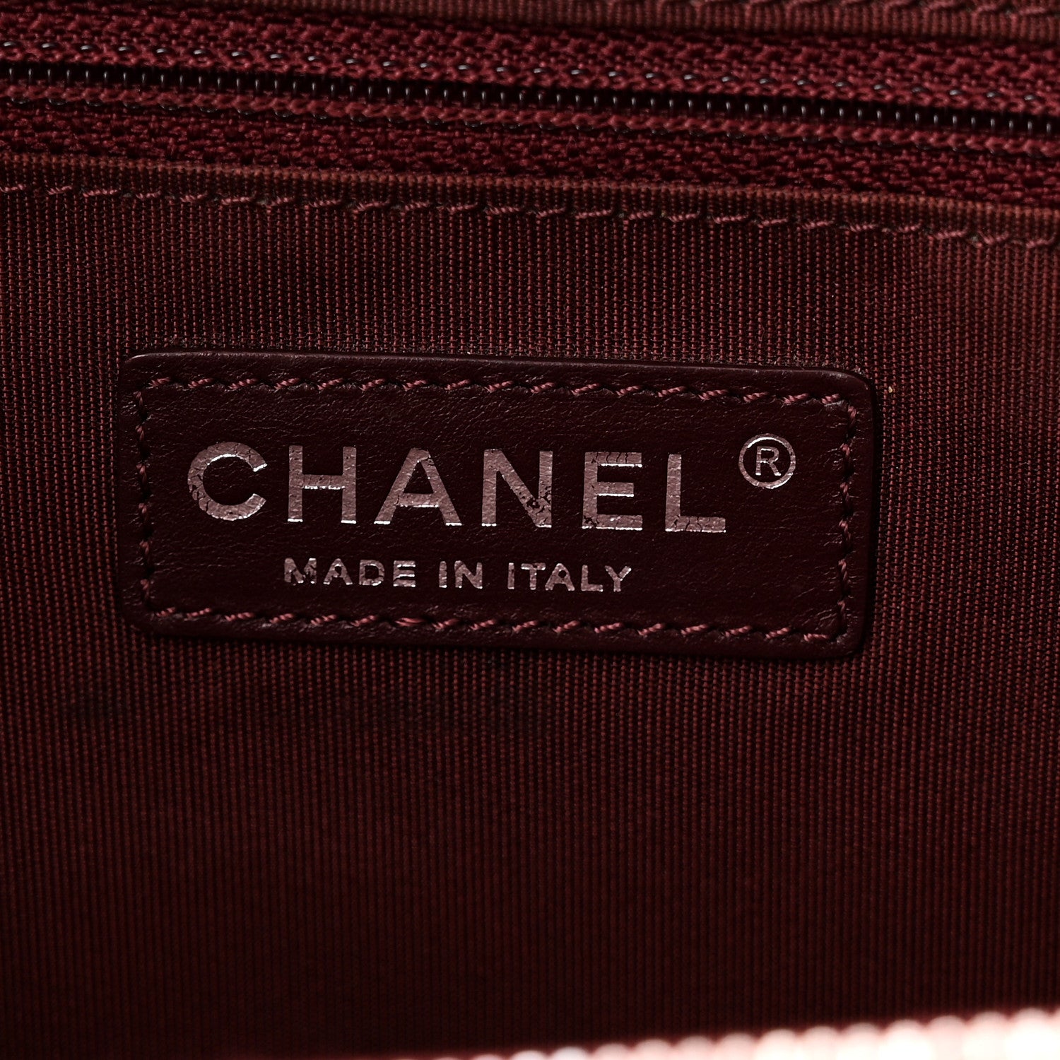 Chanel Glazed Calfskin Quilted Daily Walk Tote Navy 6 of 10