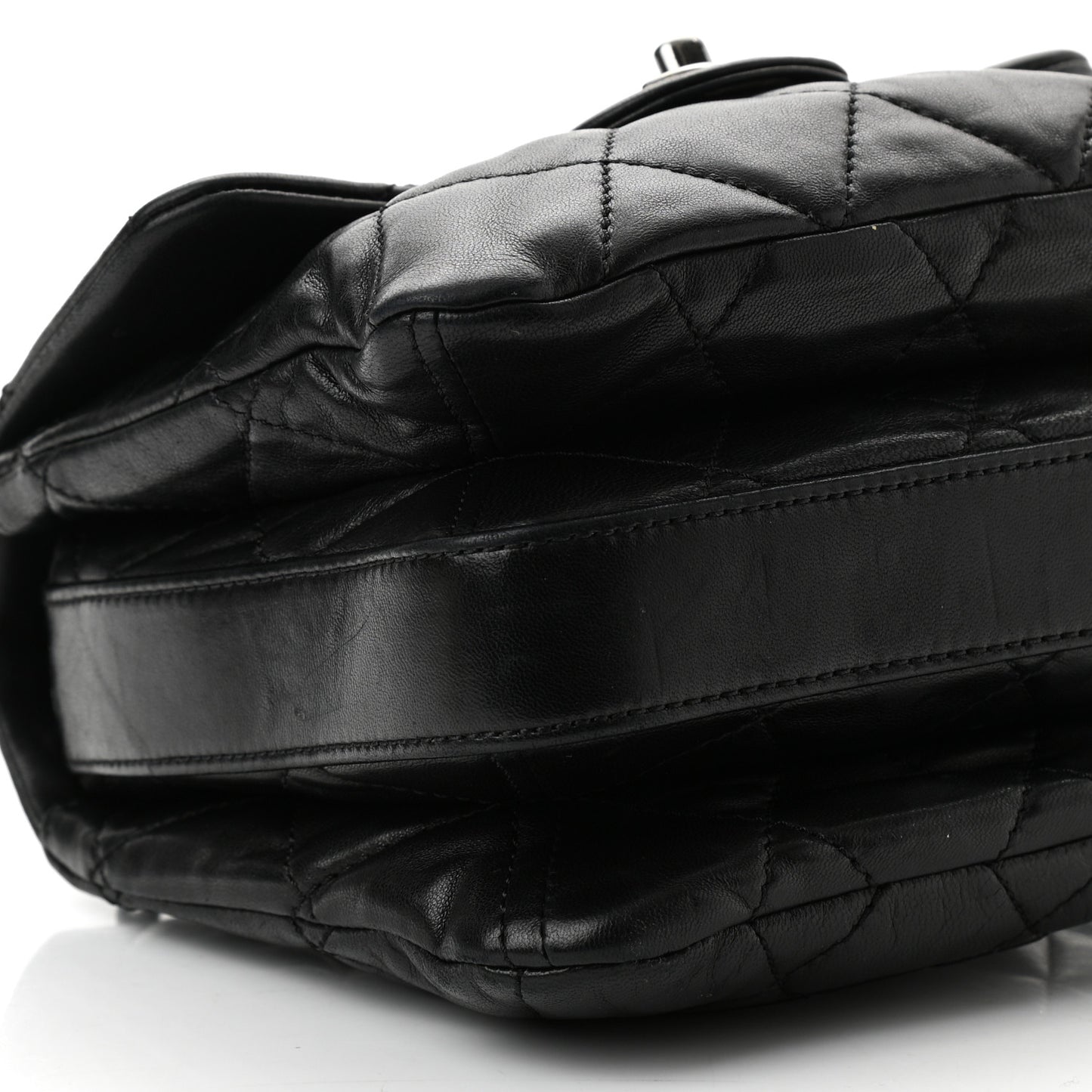 Lambskin Quilted Mini Chanel 3 Flap Black