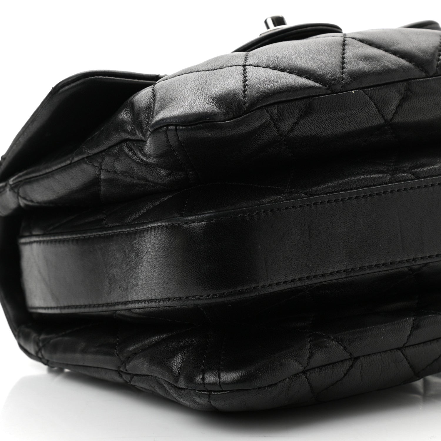 Chanel Lambskin Quilted Mini Chanel 3 Flap Black 9 of 10