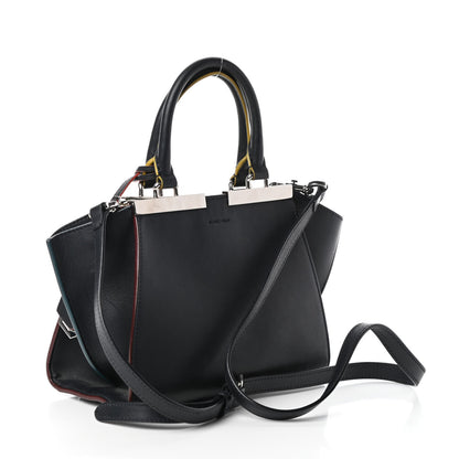 Fendi Vitello Dolce Mini 3jours Tote Blue Notte 3 of 9