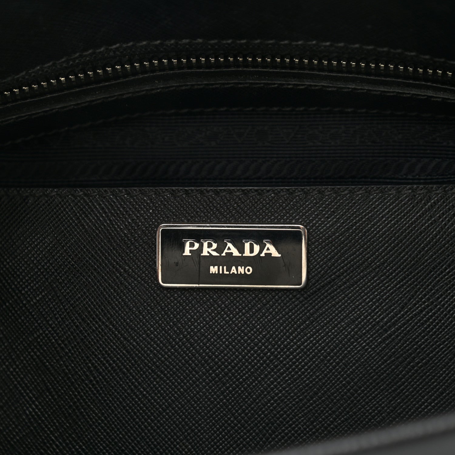 Prada Saffiano Shopping Tote Black 6 of 11