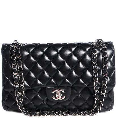 Chanel Lambskin Medium Double Flap Black 1 of 9