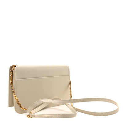 Saint Laurent Smooth Calfskin Monogram Phone Holder Crossbody Crema Soft 4 of 10