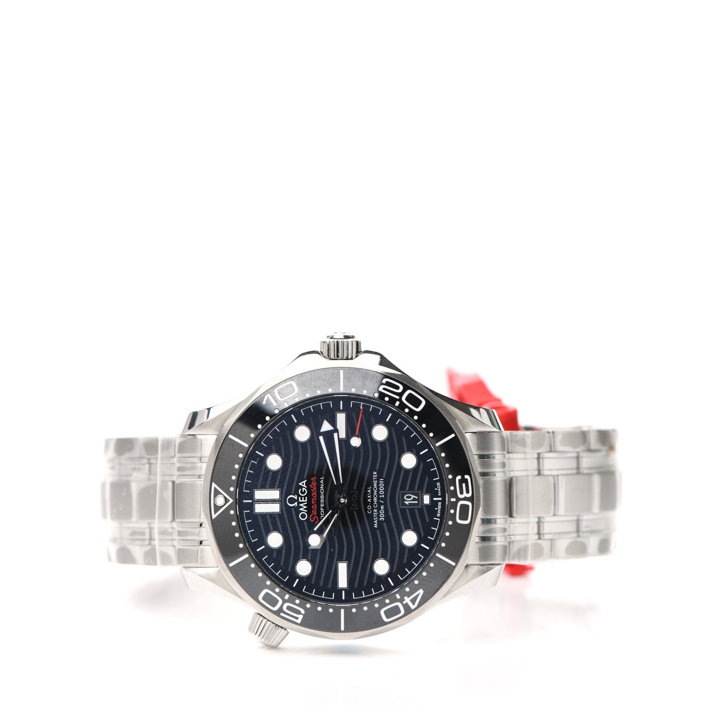 Stainless Steel 42mm Seamaster Diver 300M Co-Axial Automatic Watch Black 210.30.42.20.01.001