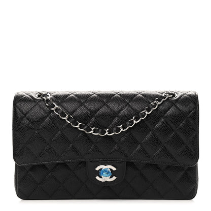Chanel Caviar Quilted Medium Double Flap Black 1 of 8