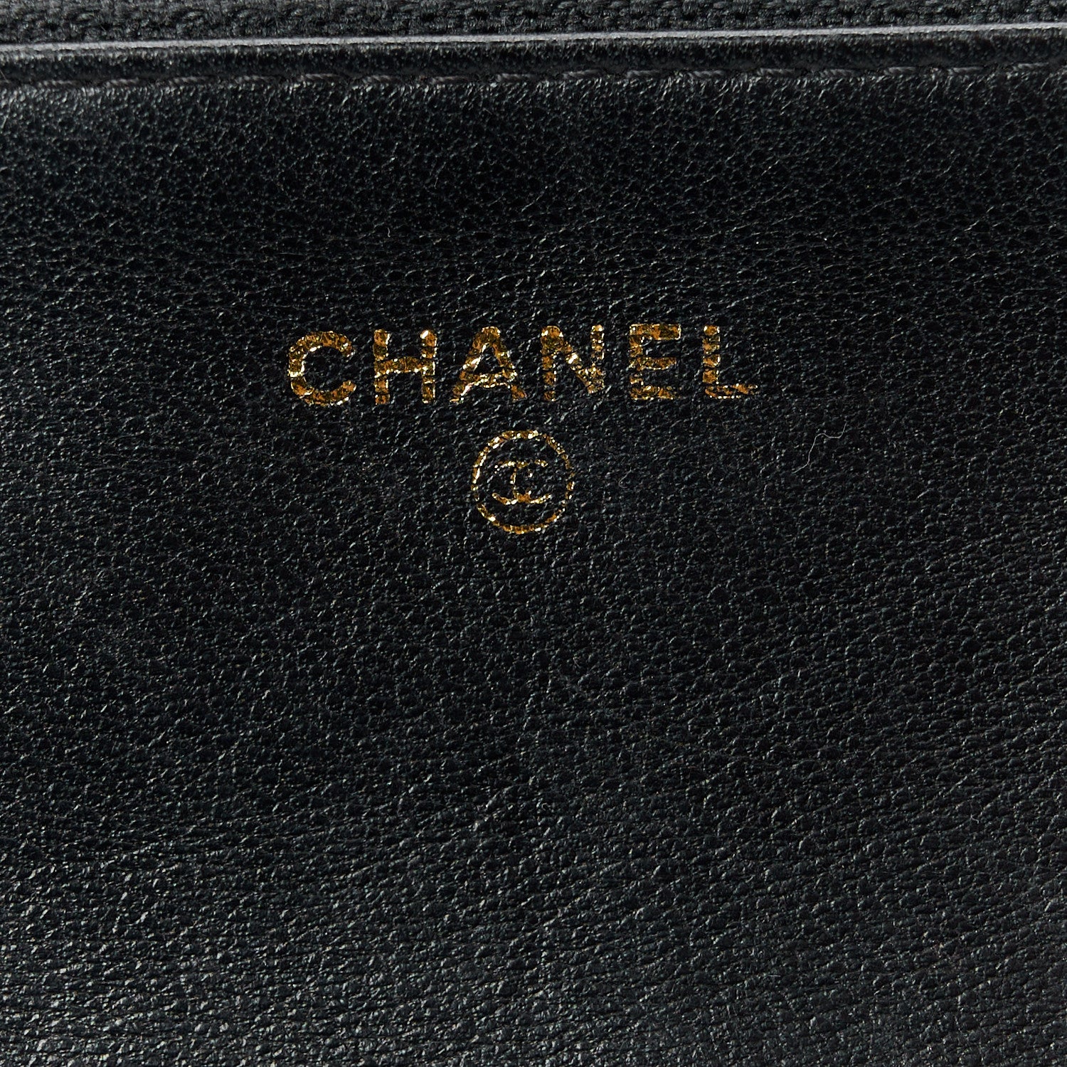 Chanel Lambskin Lucky Charms Symbols Wallet on Chain WOC Black 7 of 12