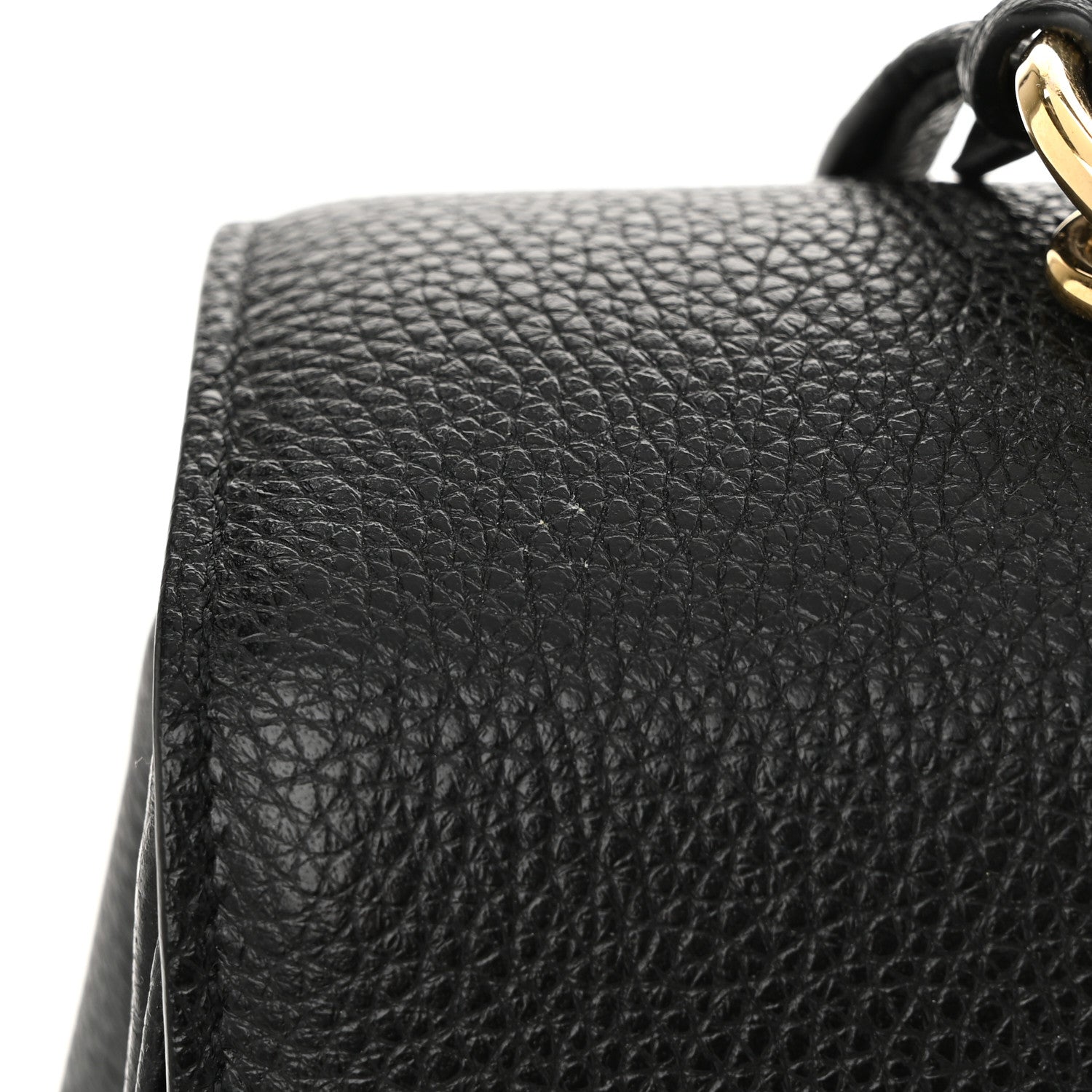 Celine Grained Calfskin Classique 16 Top Handle Bag Black 10 of 11