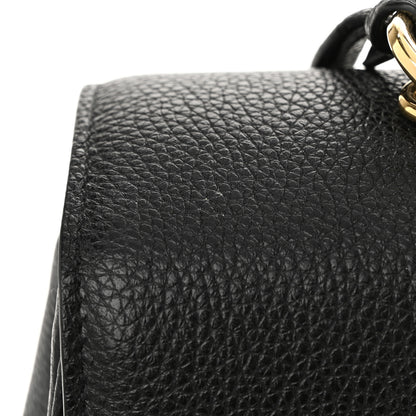 Celine Grained Calfskin Classique 16 Top Handle Bag Black 10 of 11