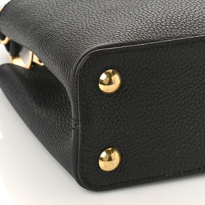 Louis Vuitton Taurillon Capucines BB Black 7 of 8