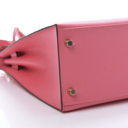 Hermes Epsom Kelly Sellier 28 Rose Azalee 10 of 13