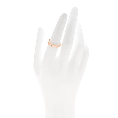 Cartier 18K Pink Gold 3.5mm LOVE Wedding Band Ring 54 6.75 2 of 4